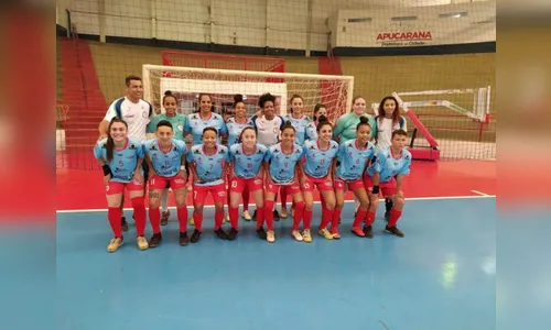 Futsal feminino de Apucarana quer apoio da torcida na final, no Lagoão