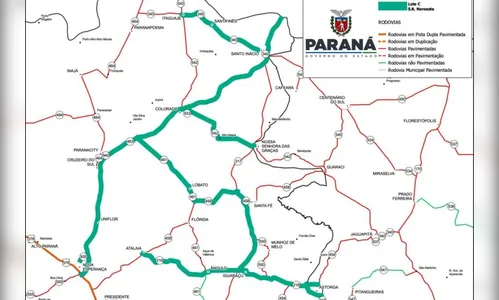 Definida licitação para obras em 238 km de estradas no Noroeste