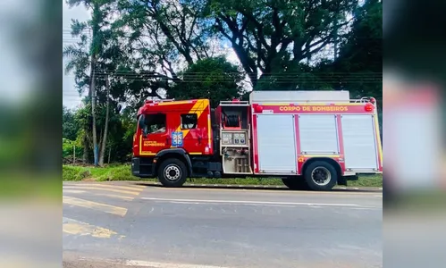 Susto: carro pega fogo na Avenida Minas Gerais em Apucarana