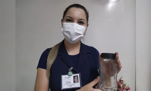 Banco de Leite de Apucarana arrecada vidros com tampa de plástico