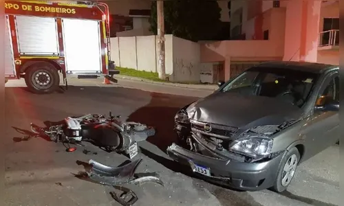 Motociclista fica gravemente ferido após acidente no Paraná