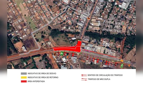DER fará novo desvio em Umuarama a partir desta quinta-feira