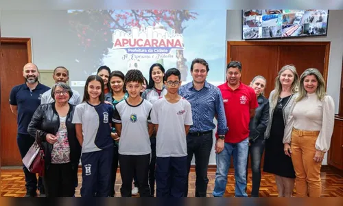 Prefeito recebe atletas que vão disputar os Jogos Escolares Brasileiro