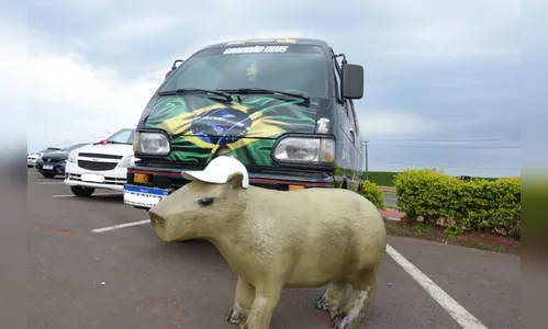 'Capivara da Estrada': aventureiro de Apucarana começa viagem; veja
