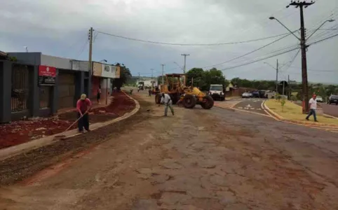 Rua Mangueira é importante via de ligação entre o centro de Ivaiporã e Vila Nova Porã