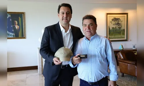 Sério Onofre articula com Ratinho Júnior a instalação de indústria