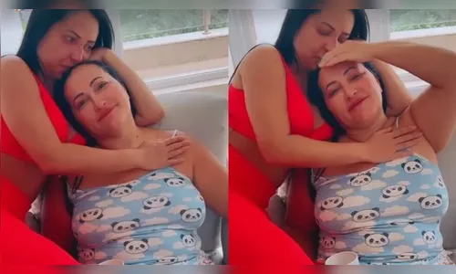 Solange Bezerra disse que está bem, logo após deixar o hospital