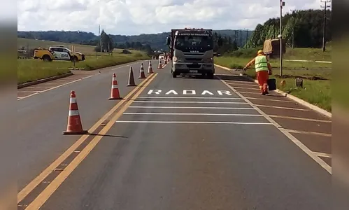 DER/PR instala radares e projeta melhorias na PRC-466, em Guarapuava