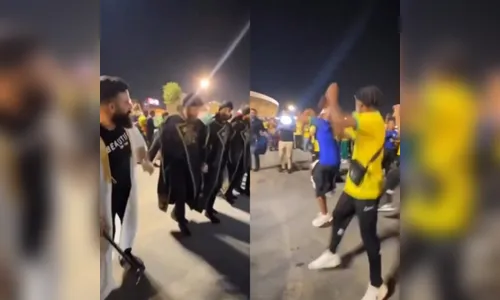 No Catar, brasileiros 'desafiam' árabes em batalha de dança; assista
