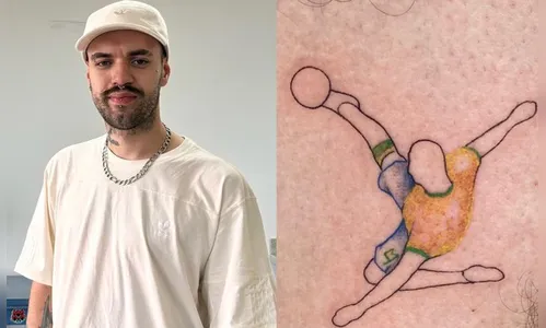 Curitibano tatua gol de Richarlison, e  jogador compartilha na web