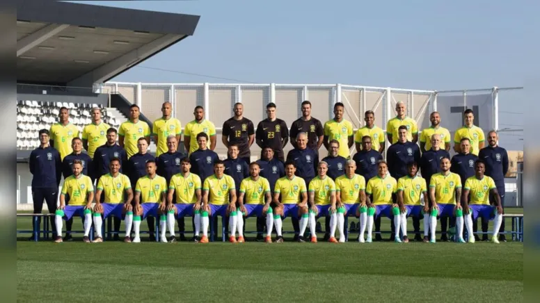 A seleção chegou a Doha no final da tarde deste domingo (19), horário de Brasília
