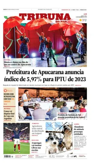 Edição do dia 15 de dezembro de  2022
