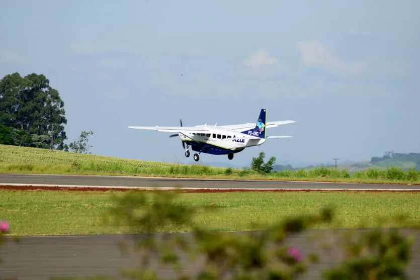 Azul iniciou operações em Apucarana em janeiro deste ano e já suspendeu os voos