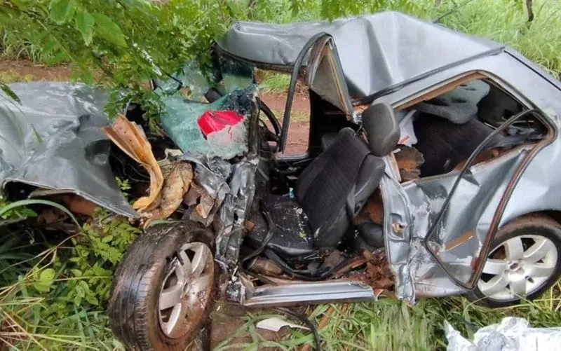 O acidente aconteceu na BR-153, em Santa Tereza de Goiás, no norte goiano