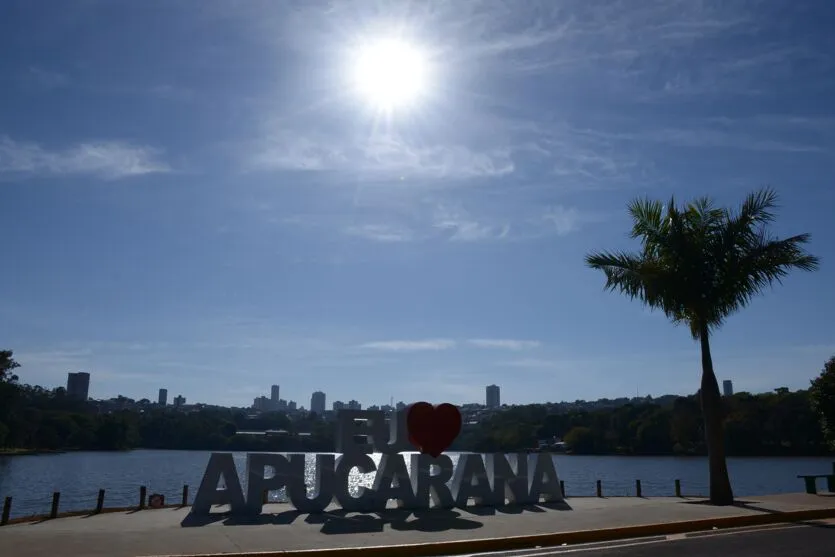 O município registrou temperaturas amenas ao amanhecer desta sexta-feira