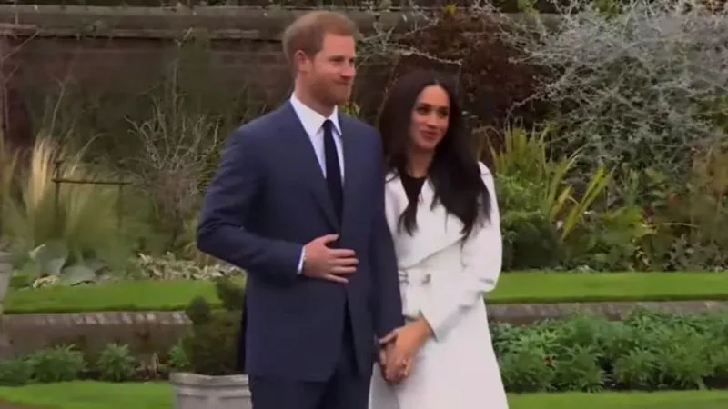 Príncipe Harry e sua esposa Meghan Markle