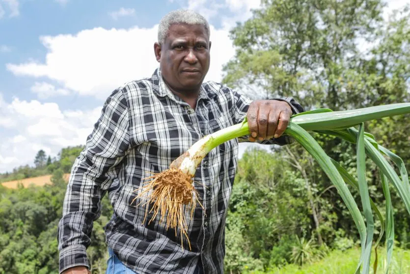 Produtor de orgãnicos de Campo Magro, no Paraná