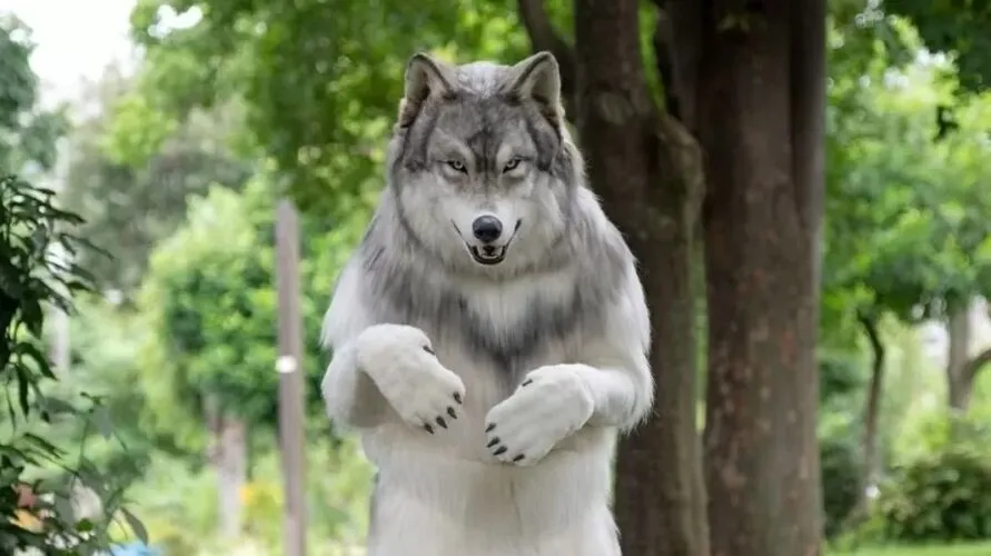 Sem se identificar, o comprador falou com a imprensa local e contou que se apaixonou por lobos quando era criança