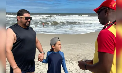 Corpo de Bombeiros orienta sobre cuidados com crianças nas praias