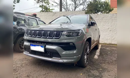 Jeep Compass levado em assalto é recuperado, em Apucarana