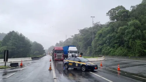 A segurança da região foi confirmada pela concessionária Arteris Litoral Sul