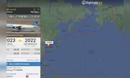 Curioso: avião decola em 2023 e pousa em 2022; entenda