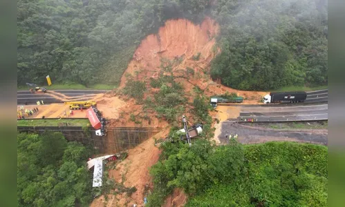 Deslizamento na BR-376: ANTT cita risco de 'caos total'; entenda