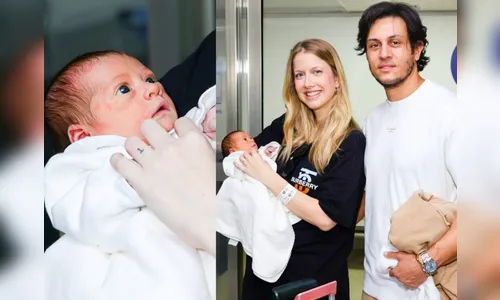 Gabriela Prioli opta por saída maternidade de brechó para filha; veja