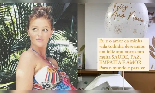 Cintia Dicker passa o Réveillon no hospital com a filha