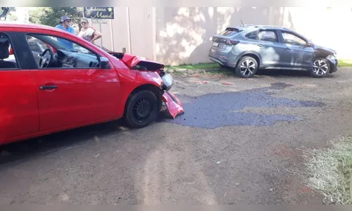 Criança de dois anos e avó ficam feridas após acidente em Apucarana