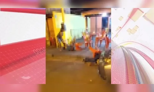 Flagrante de briga por 