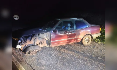 Motorista embriagado e sem CNH sofre acidente em Apucarana