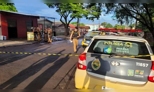 Homem é morto a tiros em Apucarana; câmera flagra crime