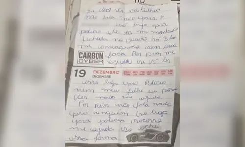 Mulher mantida em cárcere escreve bilhetes para pedir socorro no PR