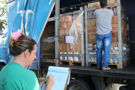 Entrega da Primeira Remessa da Alimentação Escolar