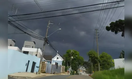 Paraná tem alerta para chuvas e ventos intensos nesta terça (13)