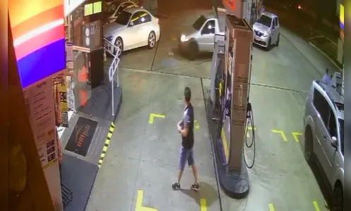 Motorista abastece e vai embora de posto sem pagar em Londrina; veja