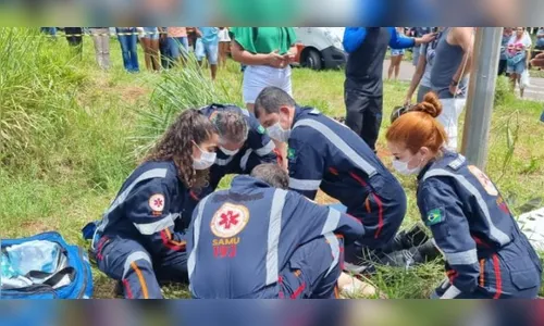 Câmera de segurança flagra acidente que tirou vida de casal em Maringá