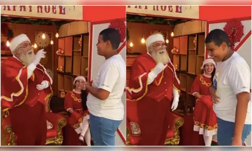 Vídeo: Jovem surdo conversa com Papai Noel em Libras