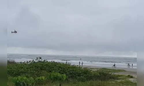 Banhista de 18 anos desaparece na Praia Brava de Caiobá