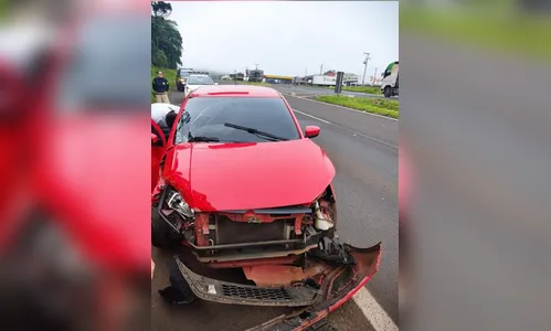 Passageira quebra a perna após acidente em Mauá da Serra