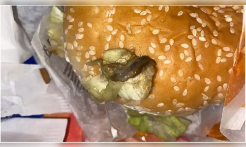 Cliente encontra lesma em salada de lanche de empresa fast food