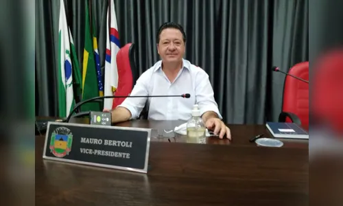 Vereador Mauro Bertoli chateado
