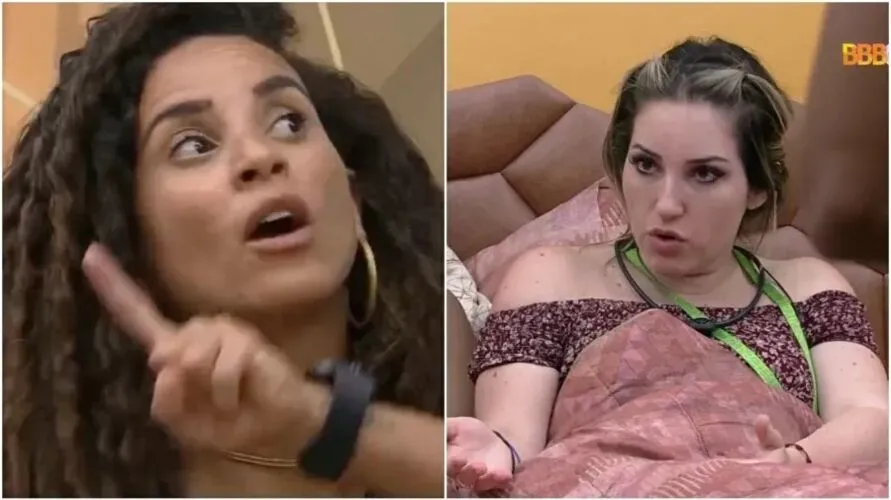 A fala não agradou Gabriel, que após o programa ao vivo, foi tirar satisfações com a modelo