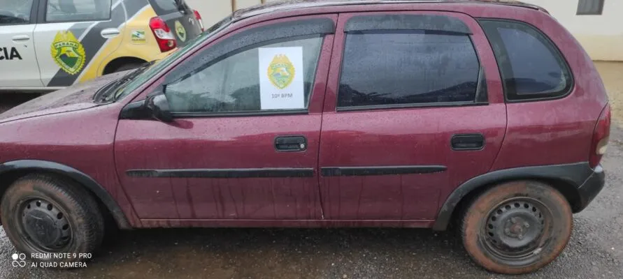 Corsa foi apreendido pela Polícia Militar de Califórnia