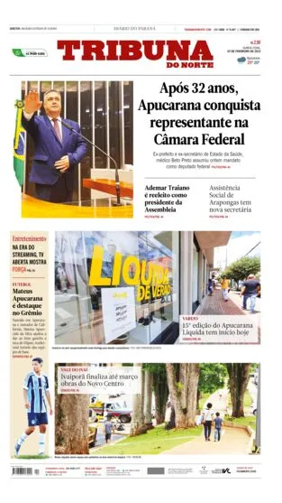 Edição do dia 2 de fevereiro de  2023