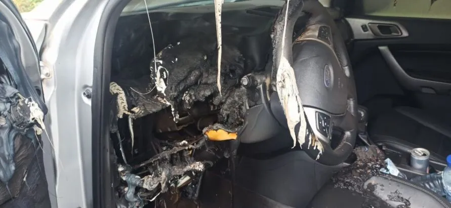 O condutor passava pela cidade de Posse, no Nordeste do estado, quando o incidente aconteceu