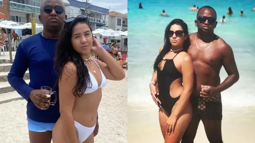 Reycharleson Nicolau da Silva e a vítima Yasmin Souza da Silva