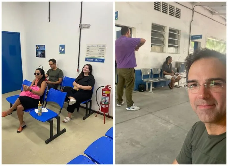 Tadeu foi até o Detran renovar  a sua carteira de habilitação