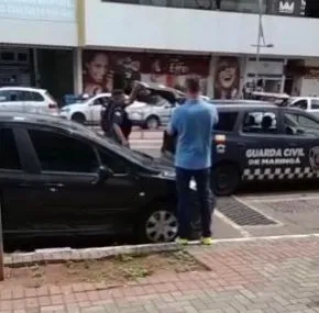 A ocorrência aconteceu na avenida Horácio Raccanello, no Novo Centro, em Maringá.